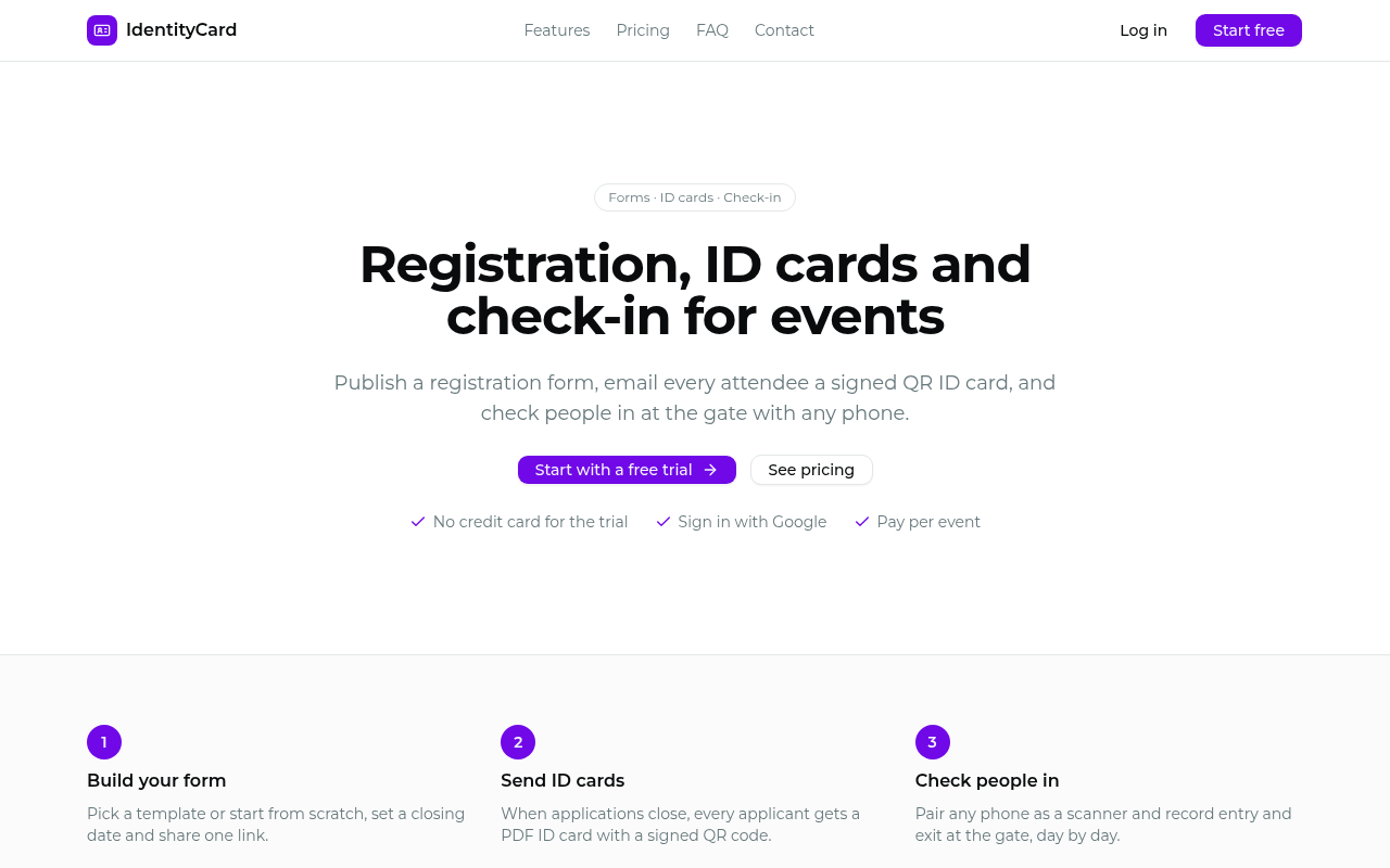 IdentityCard screenshot